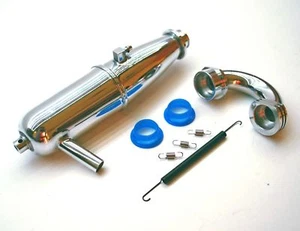 Rc 1/8 Exhaust Tuned Pipe Manifold Header For Tekno Losi 8ight Sworkz Xray Xb8 - Picture 1 of 5