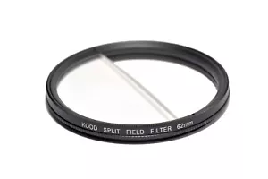 Filtro de campo dividido +2 dioptrías 62 mm en anillo giratorio delgado campo dividido 62 mm filtro - Imagen 1 de 1