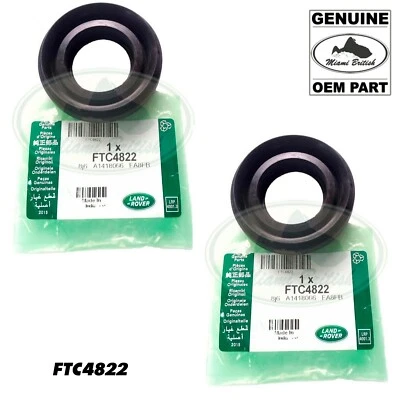 JUEGO DE PARES DE SELLOS DE EJE DELANTERO LAND ROVER DISCOVERY 2 II RANGE P38 FTC4822 OEM Foto 1 de 2