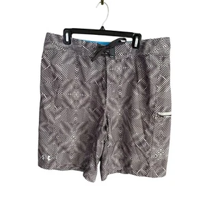 Under Armour Herren Größe 38 lose Boardshorts Badehose Krawatte Taille Reißverschlusstasche - Bild 1 von 10