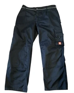 Engelbert Strauss Black cargo Work trousers Work Pants 36W 32L - Picture 1 of 6