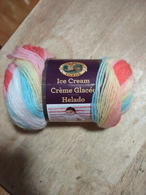 Lion Brand Ice Cream 923-206 Tutti Frutti 3.5oz 100 Acrylic Yarn - Image 1 of 2