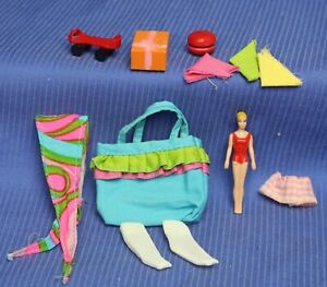 Vintage Barbie MOD Skipper Lot of Accessories, Let's Play House, Yoyo, Skate