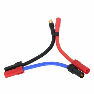 Series Wire HXT 6.5mm 1 Female to 2 Male HXT150 10AWG 10CM Serial Cable - Picture 1 of 4