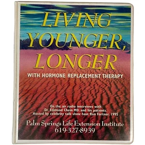 Living Younger, Longer With Hormone Replacement Therapy - Audiobook on Cassettes - Imagen 1 de 3