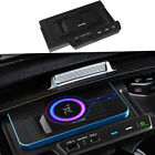 Abs Black Wireless Fast Charger Tray Pad Fits For Mercedes-Benz Gle 2020-2024
