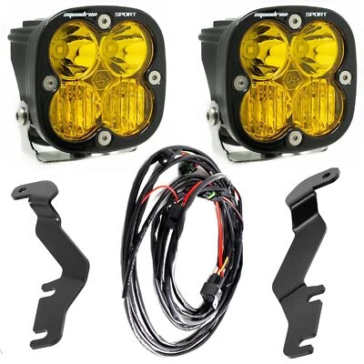 Luces de zanja LED ámbar Escuadrón Baja Designs con soportes de capó para 10-23 4Runner Foto 1 de 4