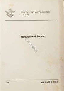 Italienischer Motorradverband R. M. S. - Technisches Reglement - Aufl. 1988 - Bild 1 von 1