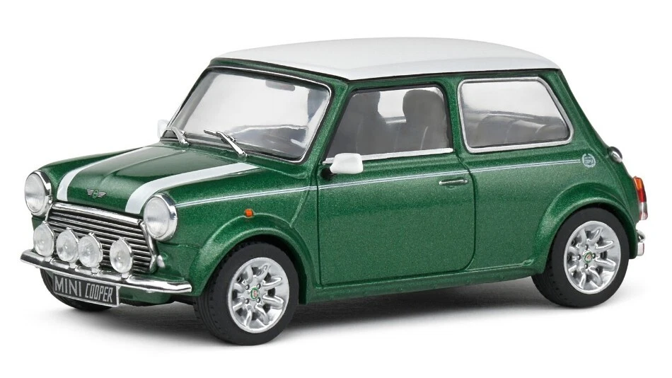 Modellino auto scala 1:43 Solido MINI COOPER S diecast modellismo statico verde - Immagine 1 di 1