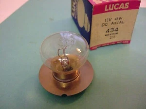 12V 48W Lucas 434 Nebelscheinwerfer Scheinwerfer Birne Pre Focus Classic Axial Filament P50s - Bild 1 von 2