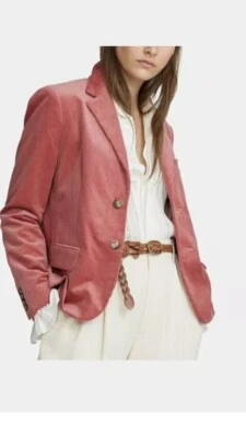 POLO RALPH LAUREN CORDUROY BOY-BLAZER Size 6 Pastel Pink - Image 1 of 4