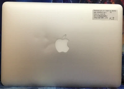 MACBOOK PRO 13'' 2014 I5/2.6GHZ/8GO/256GO/azerty - Photo 1/4