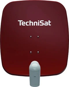 original TechniSat SATMAN 65 Plus,6465/8882,mit UNYSAT Twin-LNB rot 25m neu - Bild 1 von 4