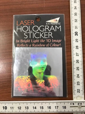 1 Hologramm Bild mit Frau Retro,  Holographie 3D (HX-19) - Bild 1 von 4