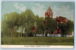 Postal Union College College c1910 vista edificio torre campus Nebraska NE - Imagen 1 de 2