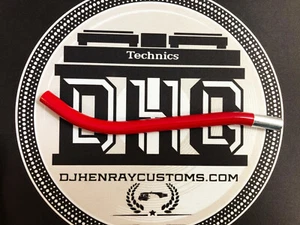 Technics FABRICANTE DE EQUIPOS ORIGINALES S BRAZO HÁGALO USTED MISMO para la serie 1200 color ROJO recubierto de polvo nuevo - Imagen 1 de 2