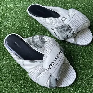 balenciaga sandals BALENCIAGA PRINTSANDALS WHITE(WOMENS) 37 1/2 EU - Picture 1 of 12