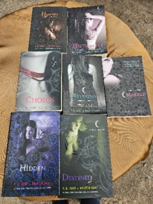 House of Night Series Books  by P.C. Cast & Kristin Cast - HC Lot Of 7 - Image 1 of 4