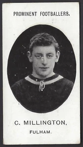 TADDY - PROMINENT FOOTBALLERS (WITH FOOTNOTE) - C MILLINGTON, FULHAM - Picture 1 of 2