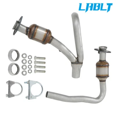 LABLT Front Y Pipe Catalytic Converters For 2004-2010 Dodge Dakota 3.7L & 4.7L Foto 1 de 4