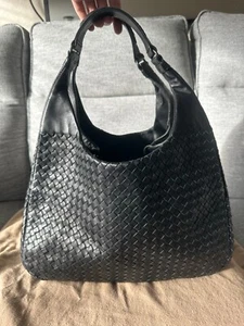 Bottega Veneta Large Campana Hobo Bag Black - Picture 1 of 16