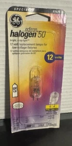 12V GE Edison 50W Bi-Pin Halogen 97670 Light Bulb Puck Lamp GY 6.35 NOS - Picture 1 of 2