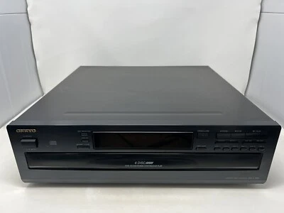 *PARA REPUESTOS O REPARACIÓN* ONKYO DX-C380 cambiador de CD 6 discos carrusel reproductor de CD Foto 1 de 4