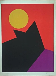 Gilioli "Composición" Firmado y Numerado a Mano 70/150 - Imagen 1 de 5