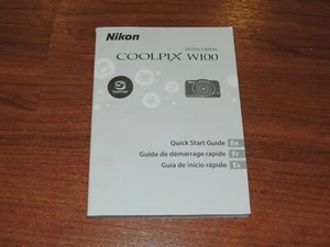 Genuine Nikon W100 Instruction User's Quick Guide Manual Book - 45 pages - Picture 1 of 1