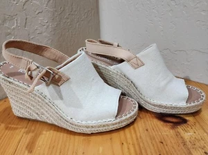Toms tacchi a zeppa marrone chiaro donna taglia 7 10011843 nuovi senza scatola - Foto 1 di 6