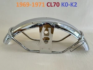 Guardabarros Honda CL70. Protector de barro delantero cromado alta calidad SS50 CD50 CL50 CL65 CL90 - Imagen 1 de 10