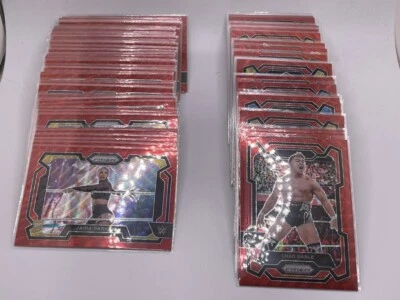 2024 Panini  WWE Prizm Complete Your Set 1-200 - RED WAVE -  Pick Your Cards - Image 1 of 4