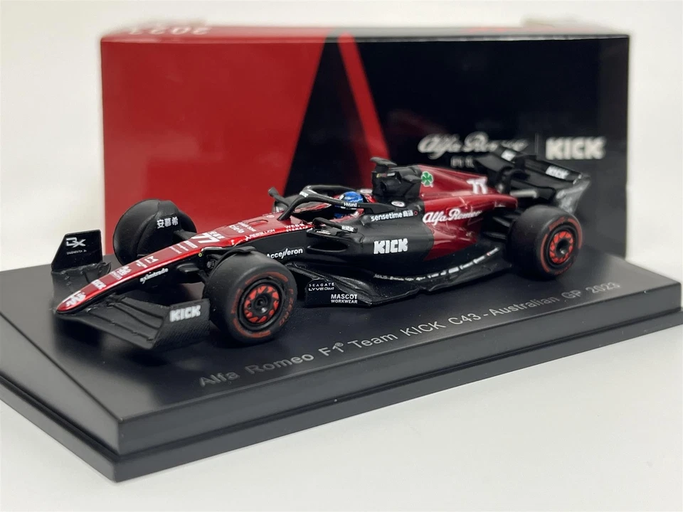 Spark Alfa Romeo F1 C43 #77 Valtteri Bottas Australian GP 2023 1/64 Y281