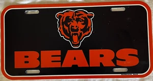 Chicago Bears plastic license plate *FREE SHIPPING* - Picture 1 of 1