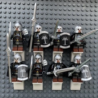 Lord Of The Rings 8X Gondor Soldiers Minifigures NEW - Image 1 of 3