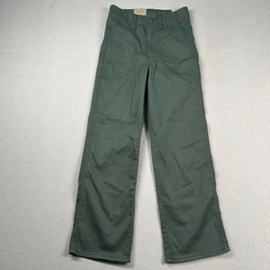 Pantalones Levis Mujer 24 Verde Oliva Sarga Ejército 25x27 Lona Caqui Clásico - Imagen 1 de 11