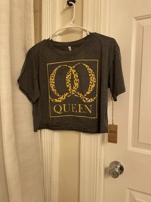 CAMISA SIN MANGAS MUJER CON PATRÓN DE GUEPARDO REINA CROP TOP VIENTRE TALLA MEDIANA. Nuevo con etiquetas Foto 1 de 4