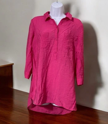 Blusa Mujer Westbound Rosa Pulliver Manga 3/4 Mezcla Rayón Talla M Foto 1 de 4