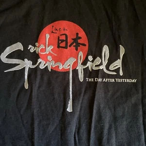 Vintage Rick Springfield Live In Japan - The Day After Yesterday T-shirt 2005 - Picture 1 of 3