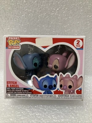 Funko Pocket Pop Llavero Disney's Lilo & Stich - Stitch and Angel (Juego de 2) Foto 1 de 2