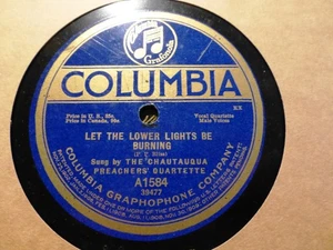 1914 OLDEST GOSPEL Quartet CHAUTAUQUA PREACHERS Let the lower lights COL A1584 - Picture 1 of 1