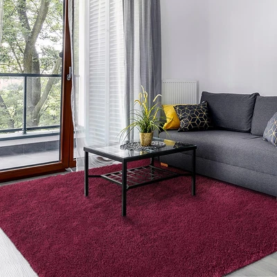 Alfombra dormitorio sala 5x7 pies esponjosa suave lavable antidesliz infantil - Image 1 of 4