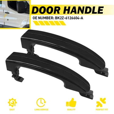 For Exterior 2015-2019 Ford Transit Set Door Handle Left/Right 2X Front/Rear — 第 1/4 张图片