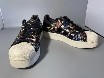 Adidas Superstar "Floral Twist" Zapatos de Plataforma Para Mujer Talla 7.5 Tenis. Foto 1 de 4
