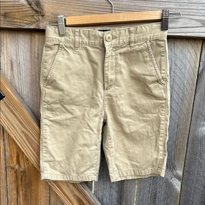The Children's Place Boys Chino Shorts Tan Size 10 Slim Adjustable - Picture 1 of 4