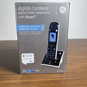 GE Digital Cordless Expandable Telephone With SKYPE New - Picture 1 of 7