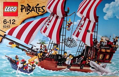 LEGO 6243 Serie Piratas "Barco Pirata del Capitán Barbaneja" Lanzado en 2009 Raro Foto 1 de 3