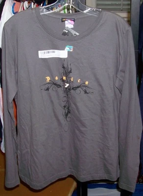 CAMISETA VINTAGE CFS #7 DANICA PATRICK DAMAS CUELLO REDONDO MANGA LARGA GRANDE NUEVA CON ETIQUETAS Foto 1 de 4