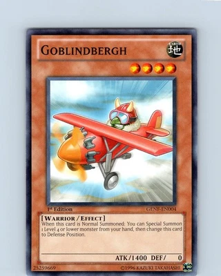 Yu-Gi-Oh TCG Goblindbergh GENF-EN004 1st Edition Regular Common Card NM - Image 1 of 2