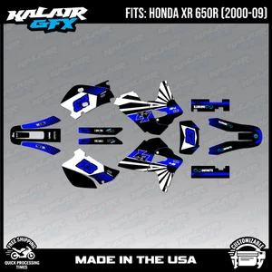 Graphics Kit for Honda XR650R (2000-2009) XR 650R FH Series - Blue - Picture 1 of 4